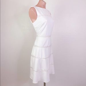 RALPH LAUREN Marielle Chic Cream Lace Shower Dress